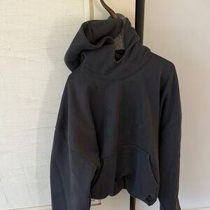 Charcoal Sweatshirt with White Dove Graphic